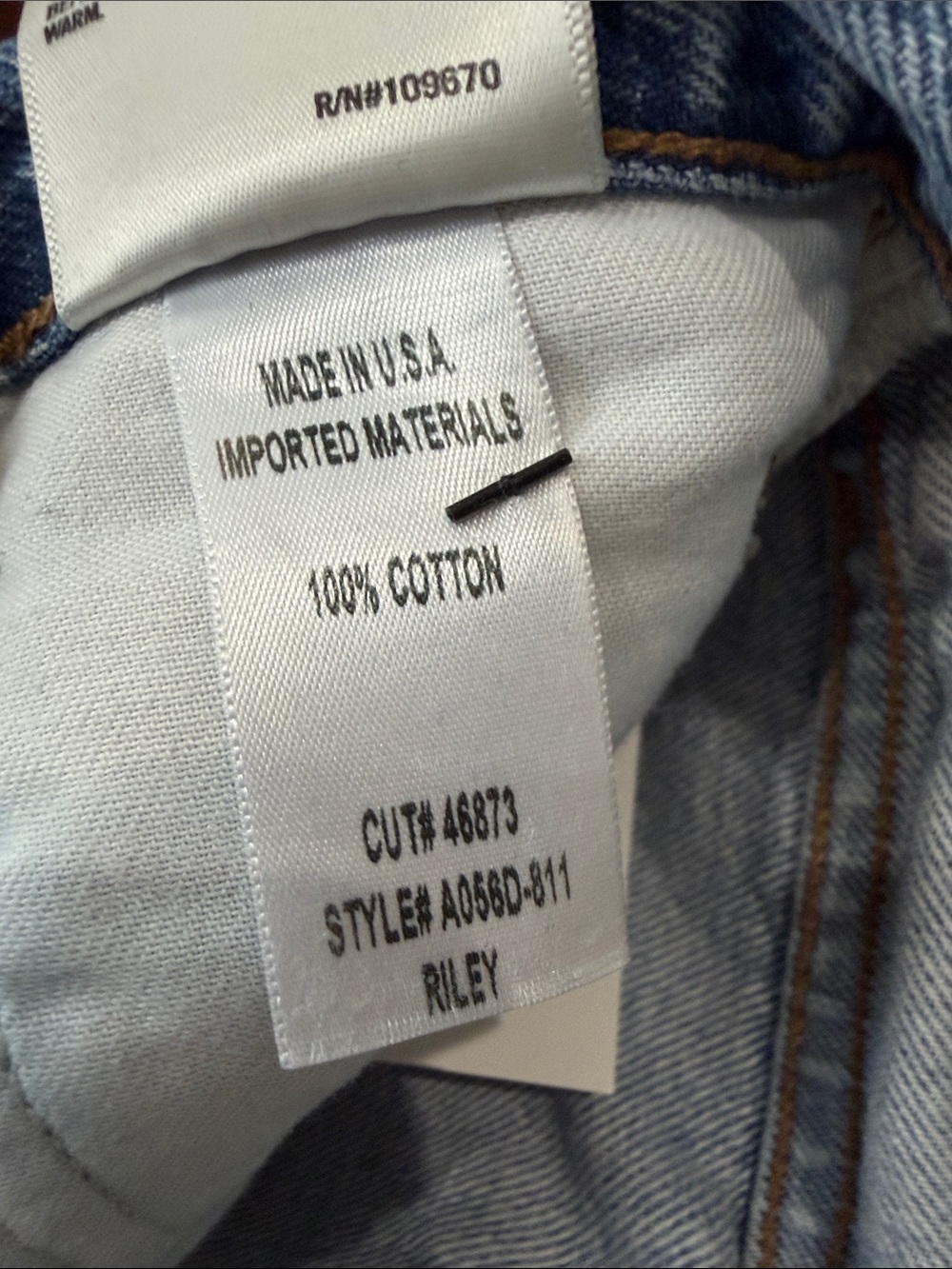 AGOLDE Riley High Rise Straight Cropped Denim Jeans - Picture 10 of 13